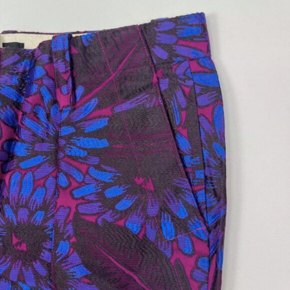 J.Crew NWT Garden Pants Midnight Floral Jaquard - Picture 6 of 16